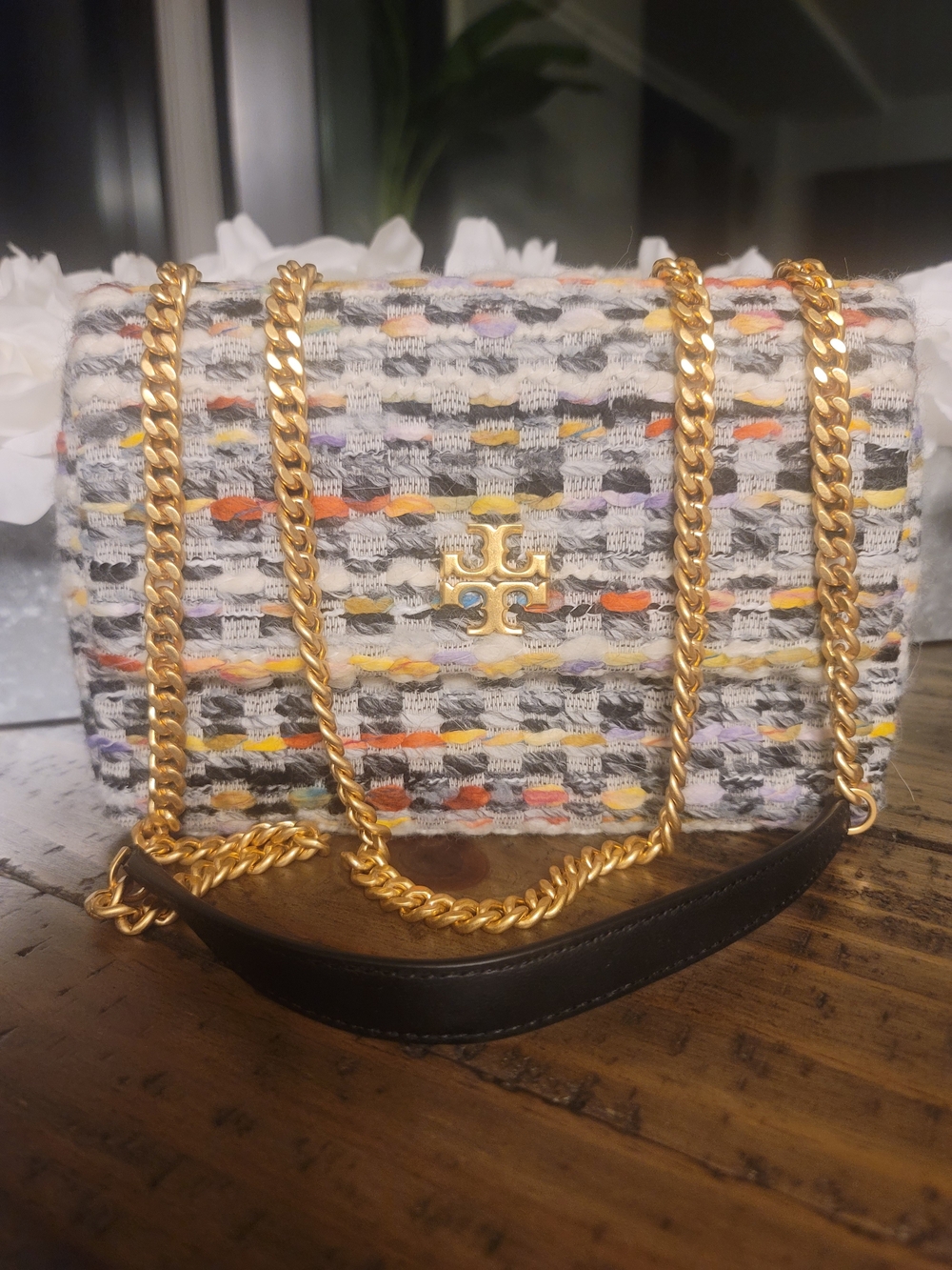 Tory Burch Kira Small Tweed Crossbody